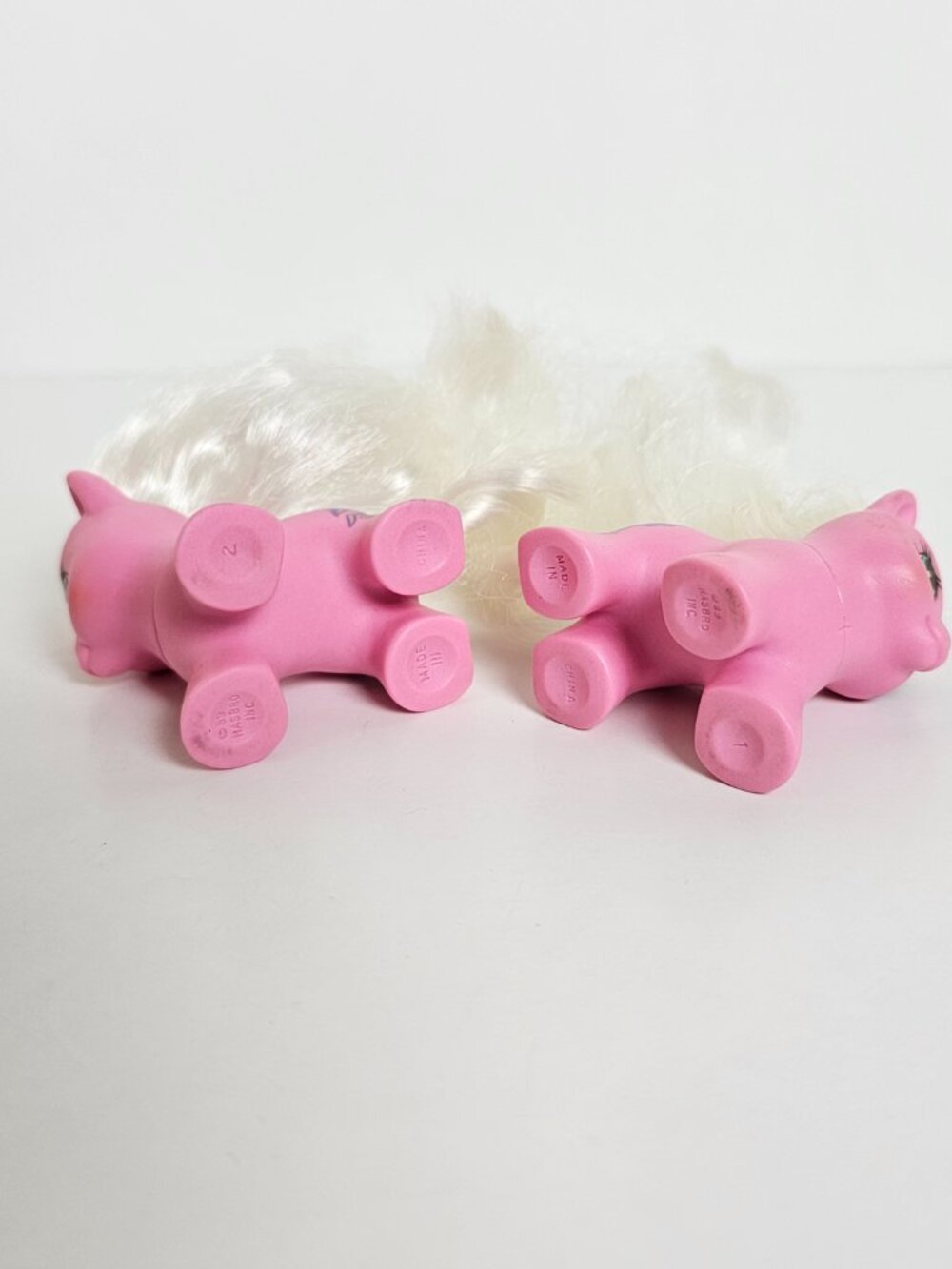 Vintage My Little Pony G1 Teeny Tiny Ponies Twins Set Snookums Sniffles 1989 Lot - Picture 8 of 15
